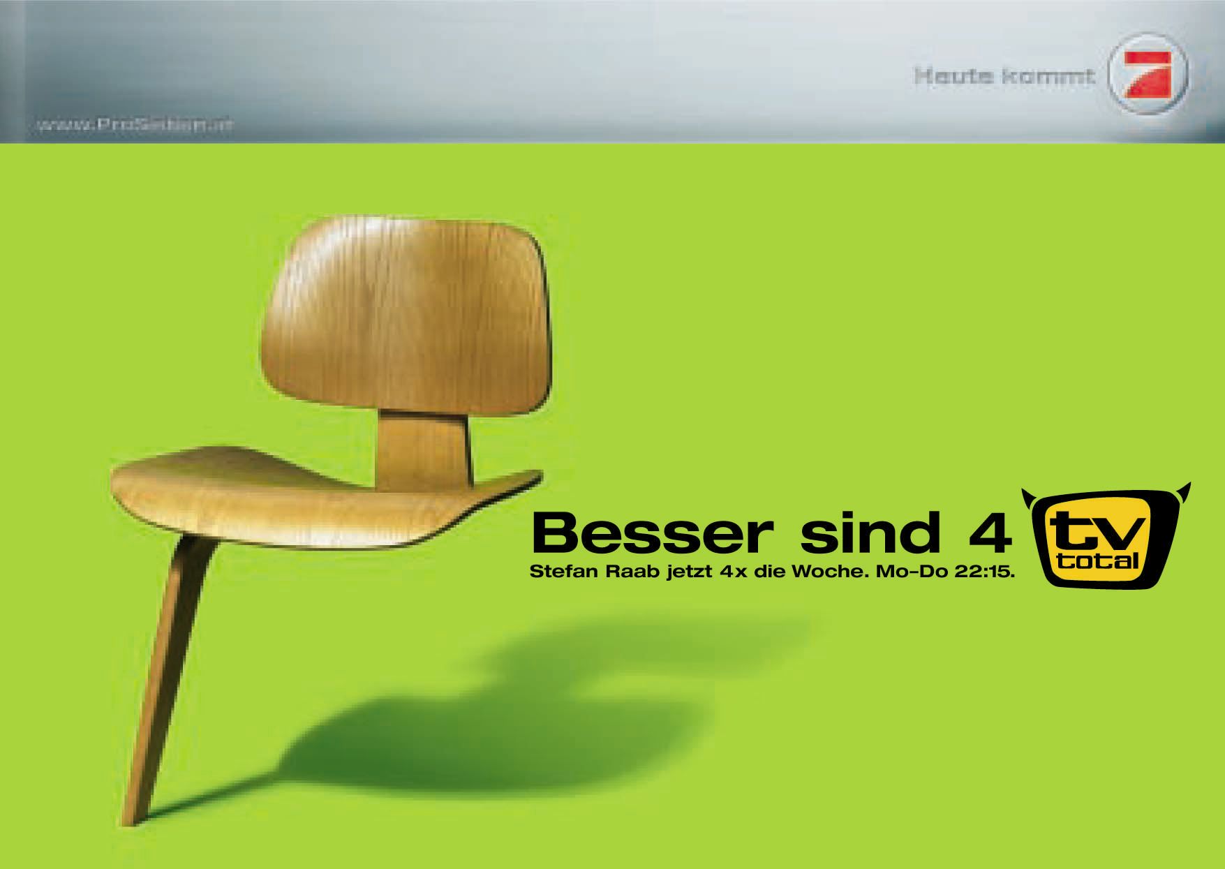 Besser sind 4 Card - Sessel

