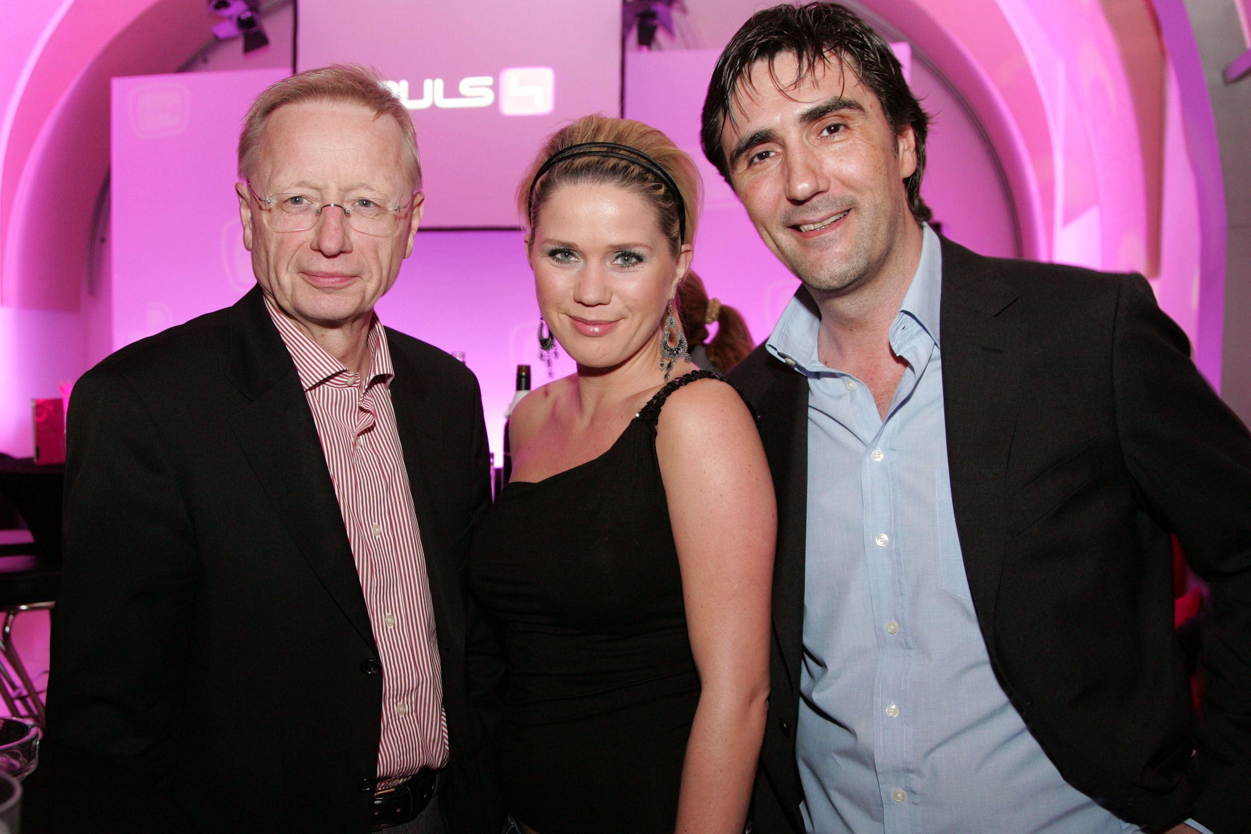 Franz Morak, Johanna Setzer (Café Puls), Martin Blank (PULS 4)